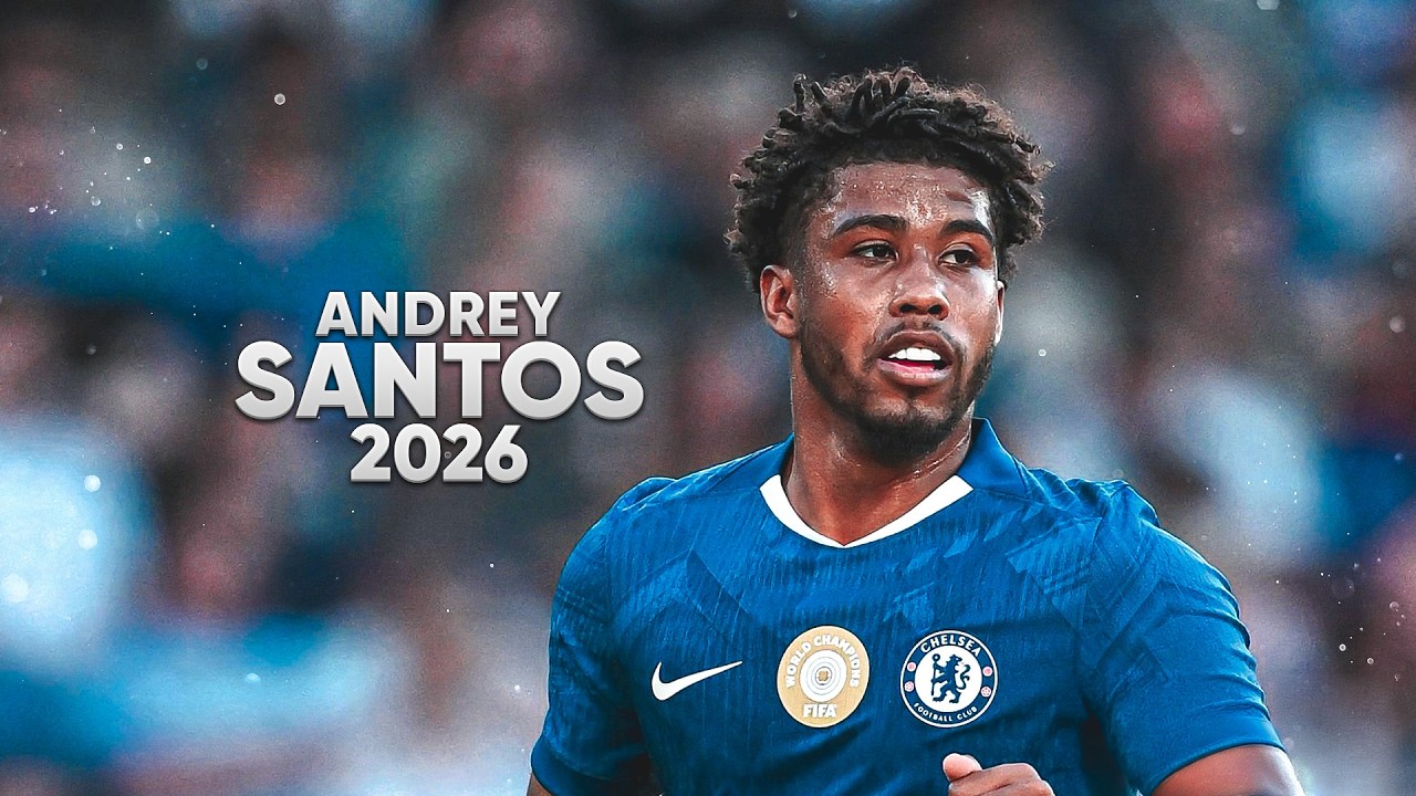 Andrey Santos Complete Midfielder 2026 - Best Tackles, Goals