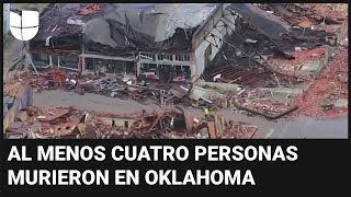 Una bebé de 4 meses murió tras el azote de varios tornados en Oklahoma