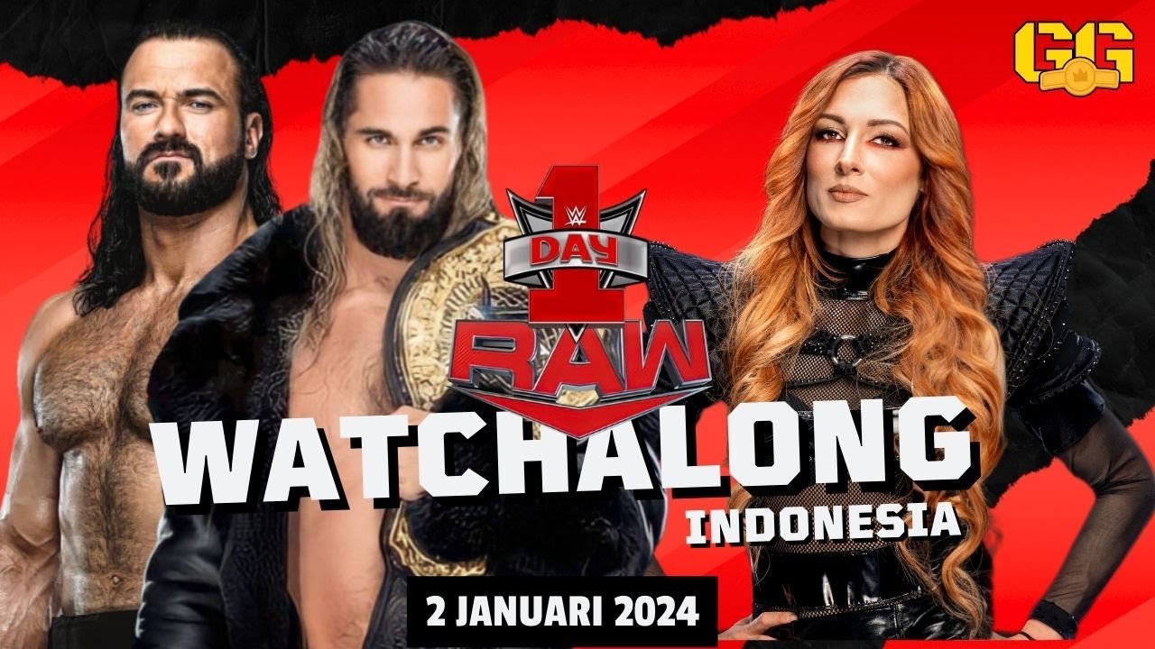 WATCHALONG INDONESIA WWE RAW JANUARY 1ST 2024 YouTube