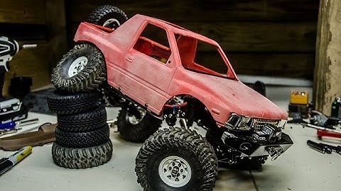 Isuzu Amigo Scale Rock Crawler Build Part 5, MORE FLEX