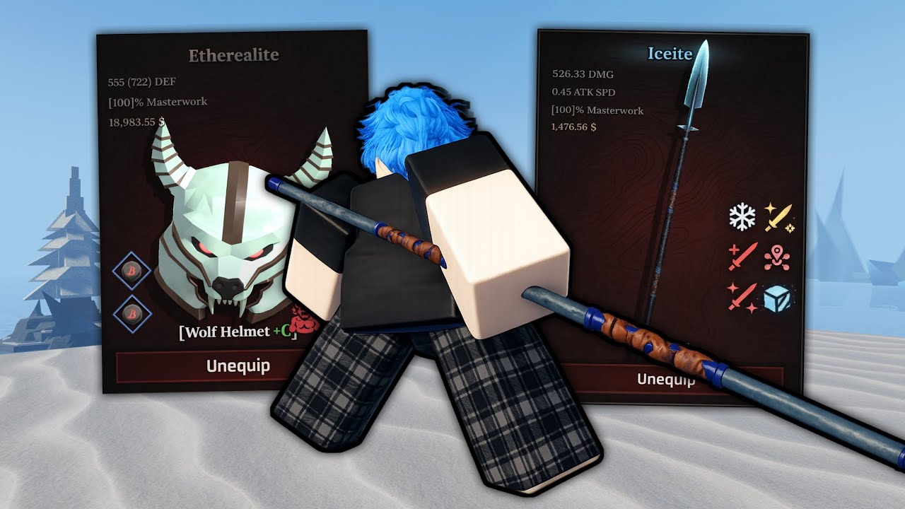 RESEP ORE Yang Bagus Untuk ARMOR & SENJATA Di Update WINTER Game The Forge! (ROBLOX)