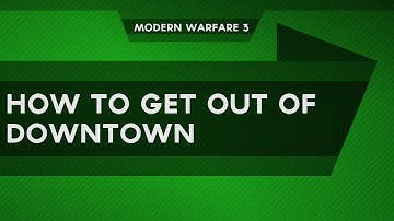 [Patched] Modern Warfare 3 - How to get out of Downturn
