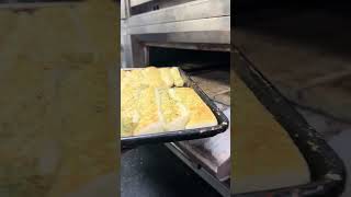 Hot garlic bread sticks #delicious #baking #bread #pizzaparty