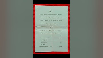 MDU! B.com(pass)6th sem| FINANCIAL MANAGEMENT| December2022| question paper