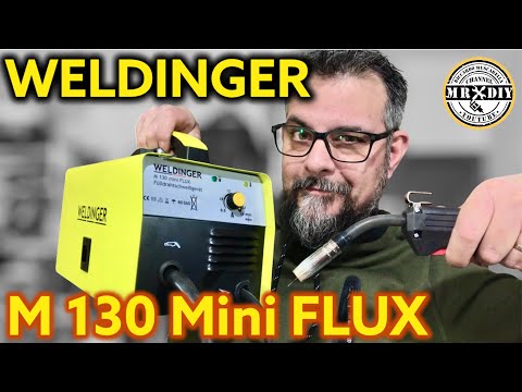 WELDINGER M130 MINI FLUX welding machine. 130 Ampere to inverter. Animated wire. Review