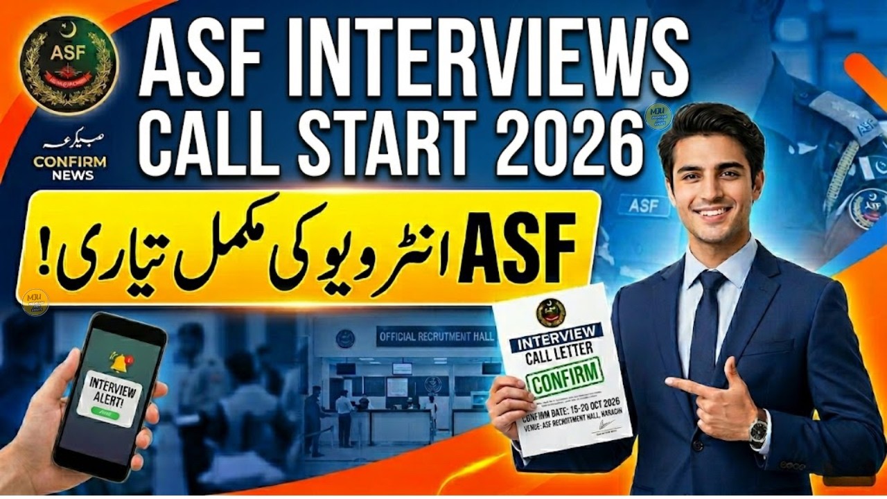 ASF Interview Messages 2026 | ASF Interview Call Ana Start 2026 | ASF ...