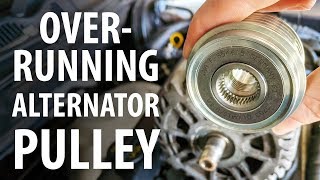 How to: Test &amp; replace overrunning alternator pulley (OAP) Ford, VW, Audi etc