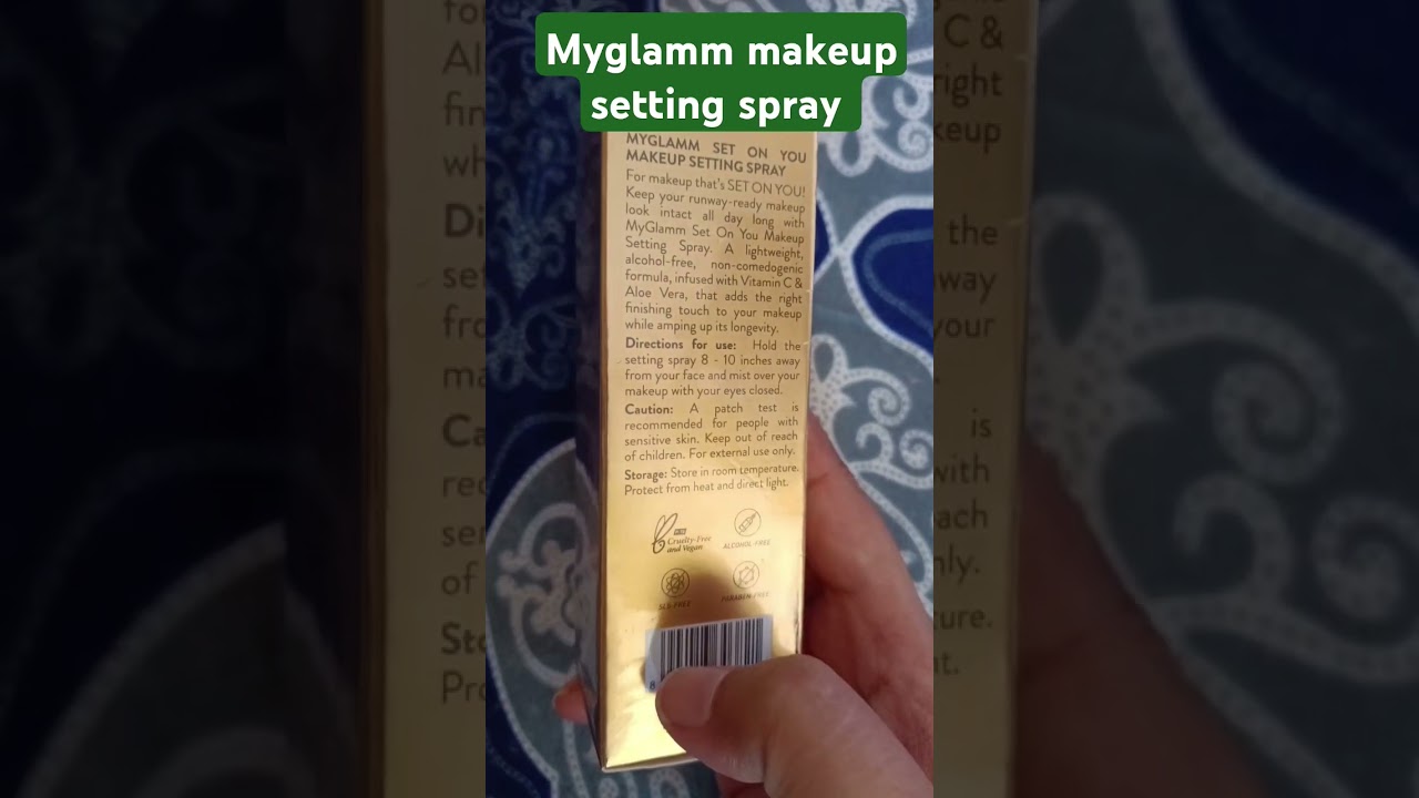 Myglamm makeup setting spray