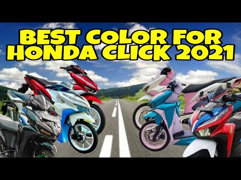 BEST COLOR SET UP FOR HONDA CLICK (2021) - YouTube