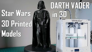 3D Printed Darth Vader from Star Wars | Time-lapse & Detailed shots
