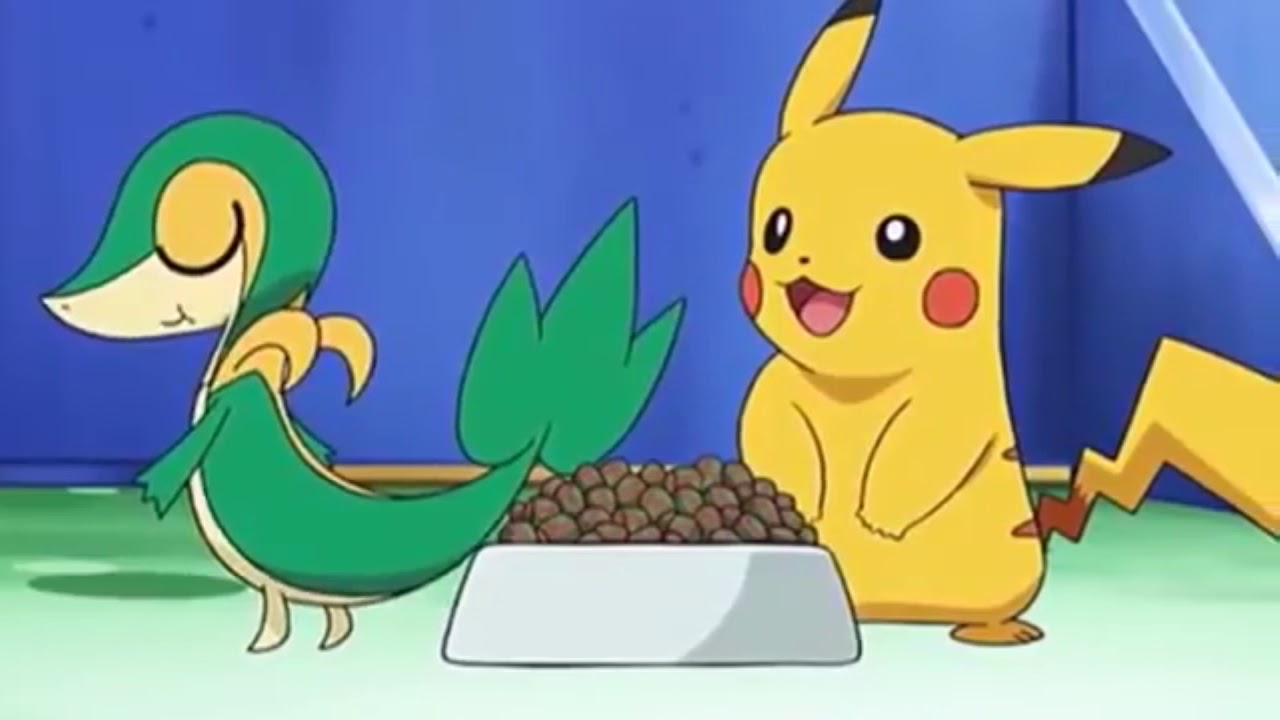 Pikachu X Snivy La Da Dee - YouTube.