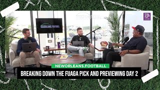 Saints Draft: Reviewing Taliese Fuaga pick, previewing Day 2