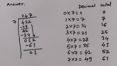 Octal Division without converting to any other base | Octal Division  Example | Base 8 Division |
