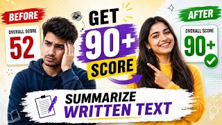 PTE Summarize Written Text Tips 2026 | Boost Writing &amp; Reading Score Instantly | 90/90 Strategy