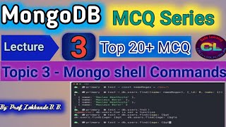 MongoDB MCQ Lecture 3 | MongoDB MCQ | MongoDB MCQ Series | Mongo Shell Commands MCQ | Code Learning