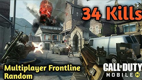34 kills in Multiplayer Frontline random | Cod mobile | Big Bull Gaming