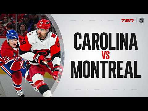 Carolina Hurricanes vs. Montreal Canadiens | NHL Highlights