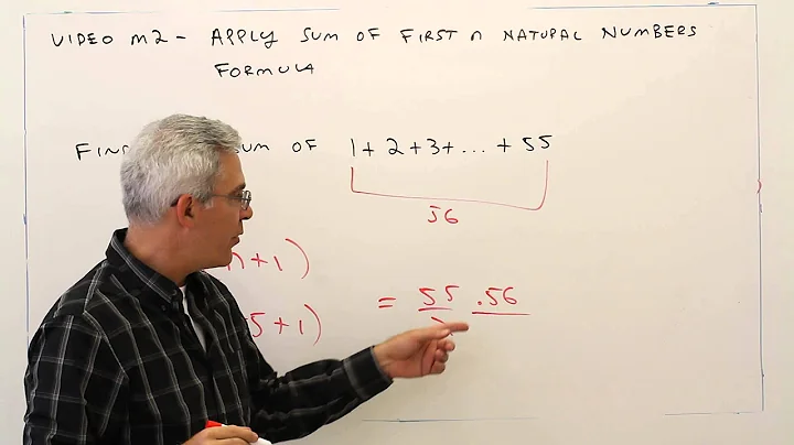 M2--Apply Sum of First n Natural Numbers Formula