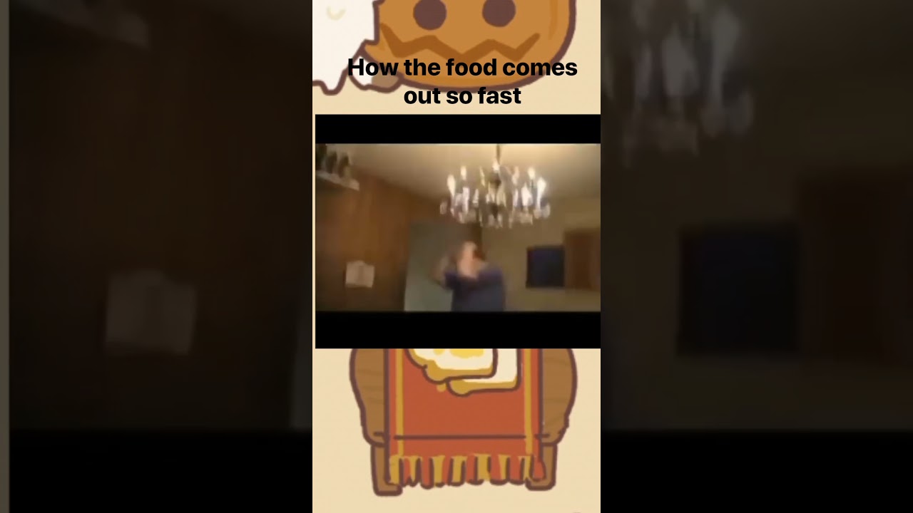 How the food comes out so fast #animalrestaurant #memes