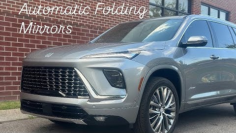 How to Set Up Your Remote Folding Mirrors on Your Enclave