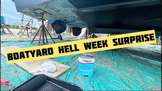 Boatyard Work  Bottom Prep and Painting