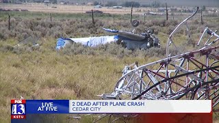 Two men killed in small plane crash near Cedar City