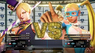 Jugando con Falke (vs Mika) - STREET FIGHTER 5