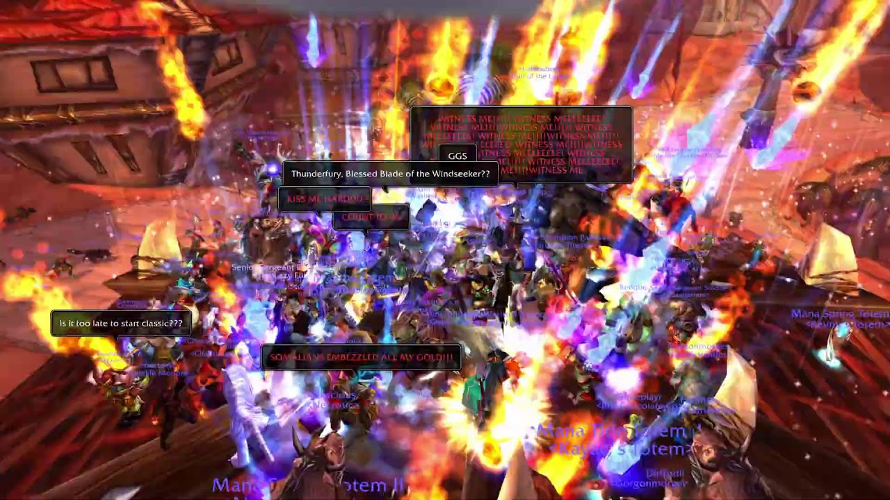 Server Shutdown before TBC Pre Patch World of Warcraft Classic Anniversary 4k Ultra Cozy PC Gaming