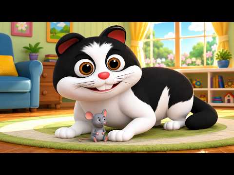Meow Meow Billi Karti | बिल्ली करती म्याऊ म्याऊ | Hindi Nursery Rhymes For Kids | Monty Rhymes Tv