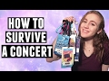 CONCERT SURVIVAL GUIDE: WHAT TO BRING + TIPS