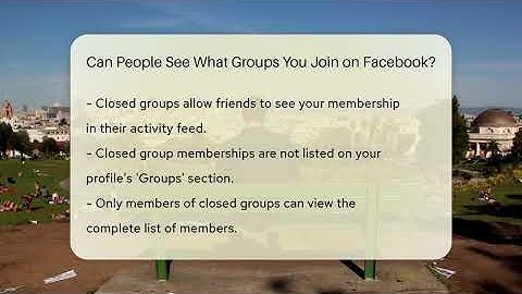 Can People See What Groups You Join on Facebook? - Everyday-Networking