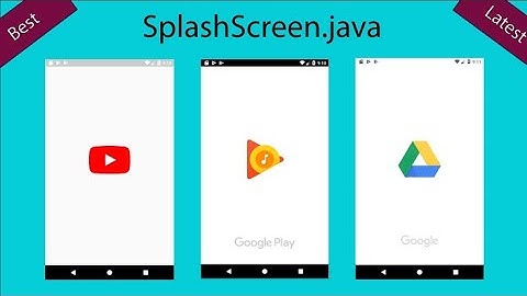 Add Splash Screen || Android Studio|| Java
