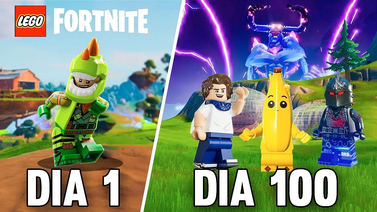 Sobreviví 100 Días en Lego Fortnite #EpicPartner #Ad