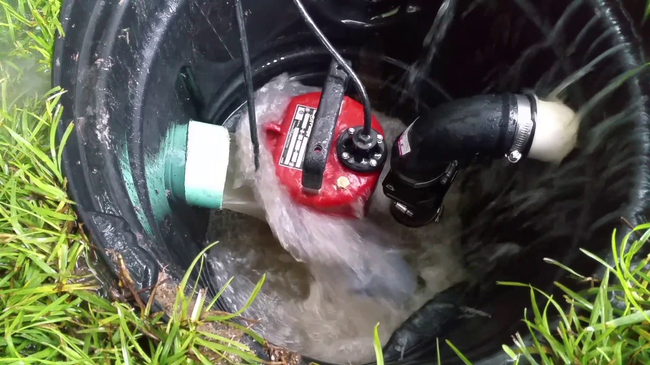 Liberty sewage pump model LE102A2 in sump pit application during