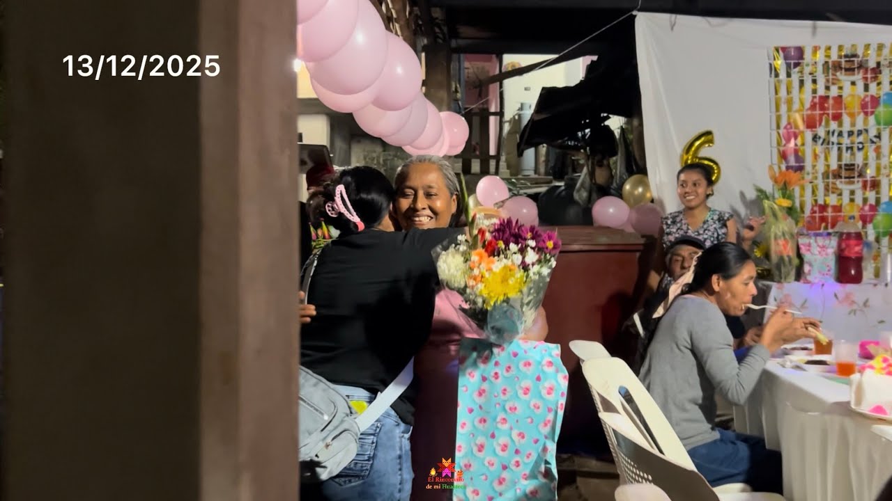 Que buen ambiente! En el cumpleaños de la tía Chole. 13/12/2025