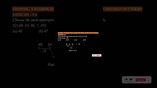 CA Foundation Maths | QA | Chapter 9: Number Series, Coding-Decoding & Odd One Out (Question - 22)