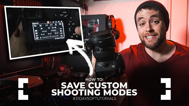 How to SAVE CUSTOM CAMERA SETTING MODES (I wish I knew this sooner!!)