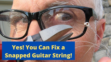 Quick & Easy Guitar String Repair. Fixing a Snapped Guitar String on a Fender Stratocaster.