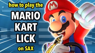 Learn the Mario Kart Lick (Slow to Fast) | Saxplained