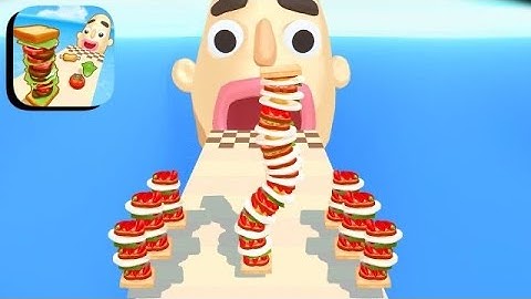 Sandwich Runner Android Gameplay Video Walkthrough IOS level 148-150 New bread