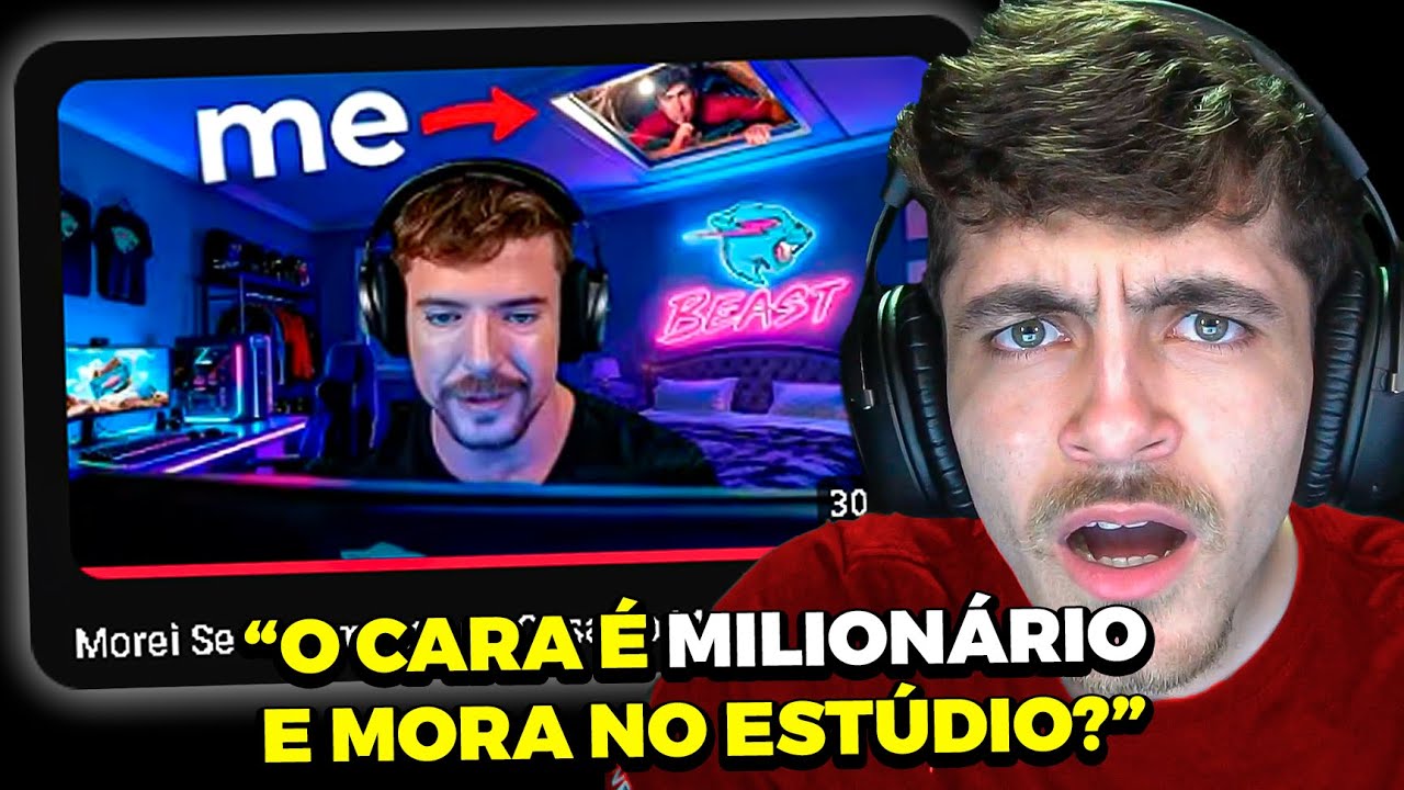 SUETAM REAGE: Morei Secretamente na Casa do MrBeast