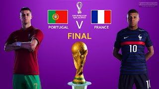 FIFA World Cup Final 2022 | Portugal Vs France | Mbappe Vs Ronaldo | Free Kick Goal | eFootball PES screenshot 2