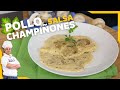 Pollo en salsa champiñones receta fácil