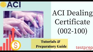 Famous How to prepare for ACI Dealing Certificate ? Profile