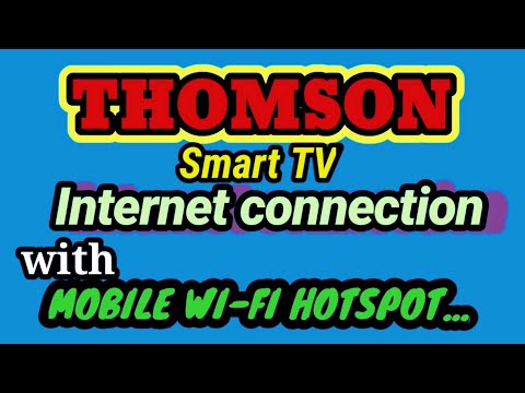 THOMSON Smart TV Internet Connection With Mobile HOTSPOT..#thomsontv #kaanikase