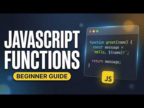 JavaScript Functions Explained | Beginner Guide