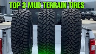 Top 3 BEST Mud Terrain Tires Review & Comparison