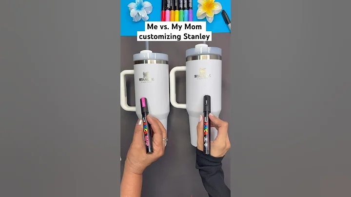 Stanley Custom 🎨❤️ Who is the winner? #shorts #painting #custom #stanley #diy #creative #art thumbnail