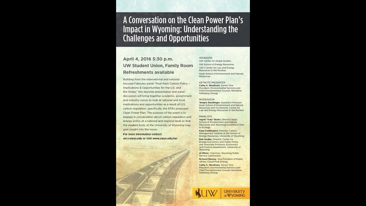 Clean Power Plan’s Impact in Wyoming: Understanding the Challenges and Opportunities