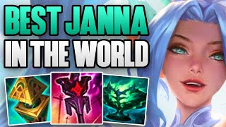 BEST JANNA IN THE WORLD PLAYS WITH NEW ITEMS! | CHALLENGER JANNA SUPPORT GAMEPLAY | Patch 13.10 S13